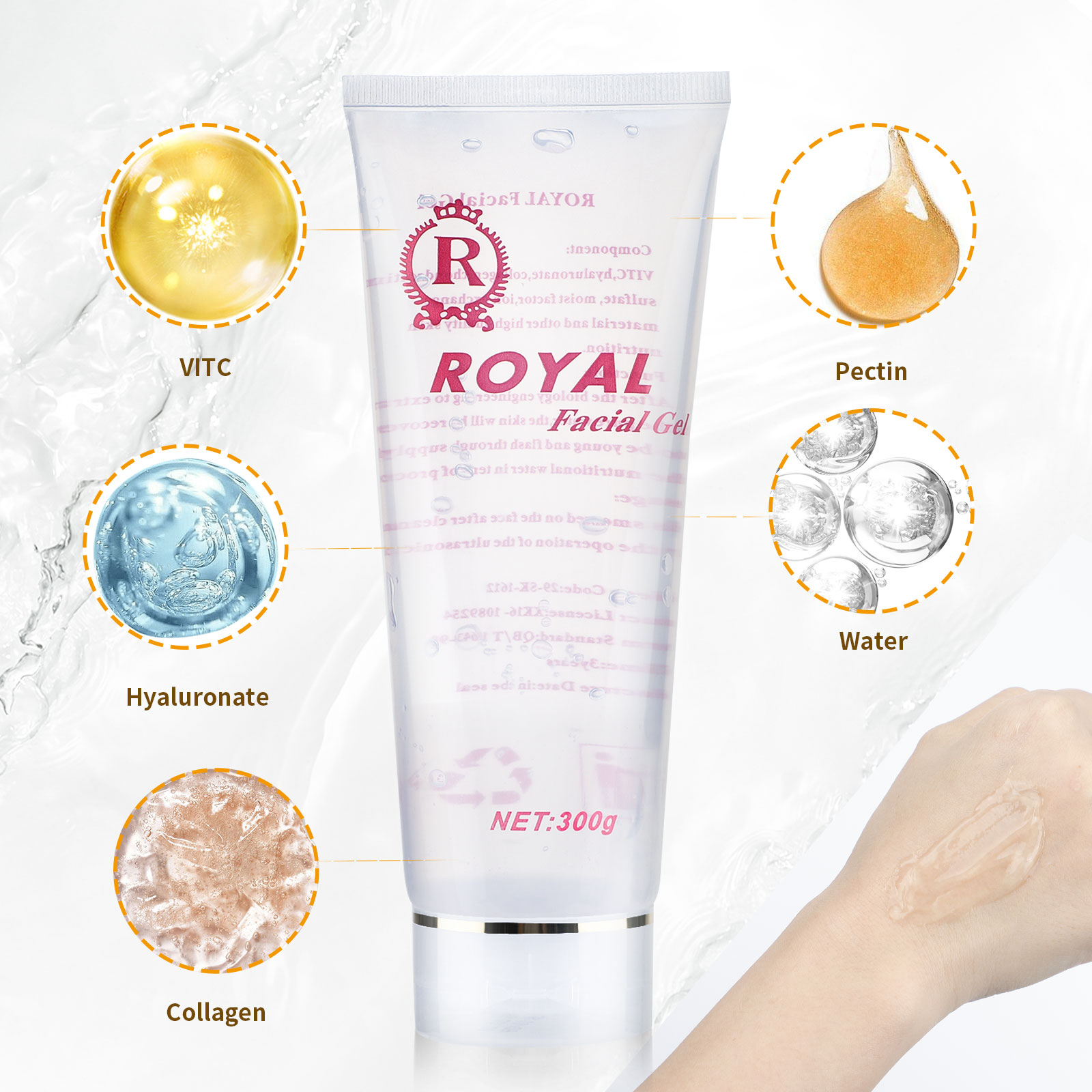 Men'S Grooming Gel - เจลทำความเย็น 1 ชิ้น ใช้กับเครื่องกำจัดขนด้วยเลเซอร์ และเครื่องนวดหน้าด้วยคลื่นวิทยุ RF