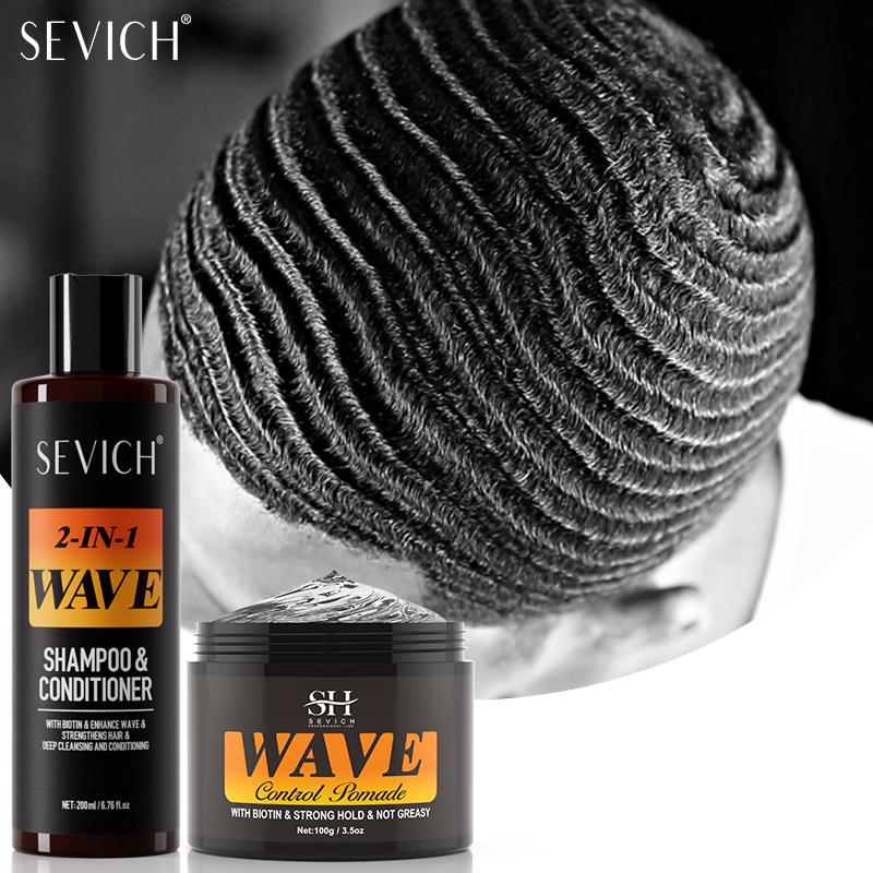 Men'S Grooming Gel - Deep Wave Control Pomade แชมพูชุดไบโอตินป้องกันผมร่วง Edge