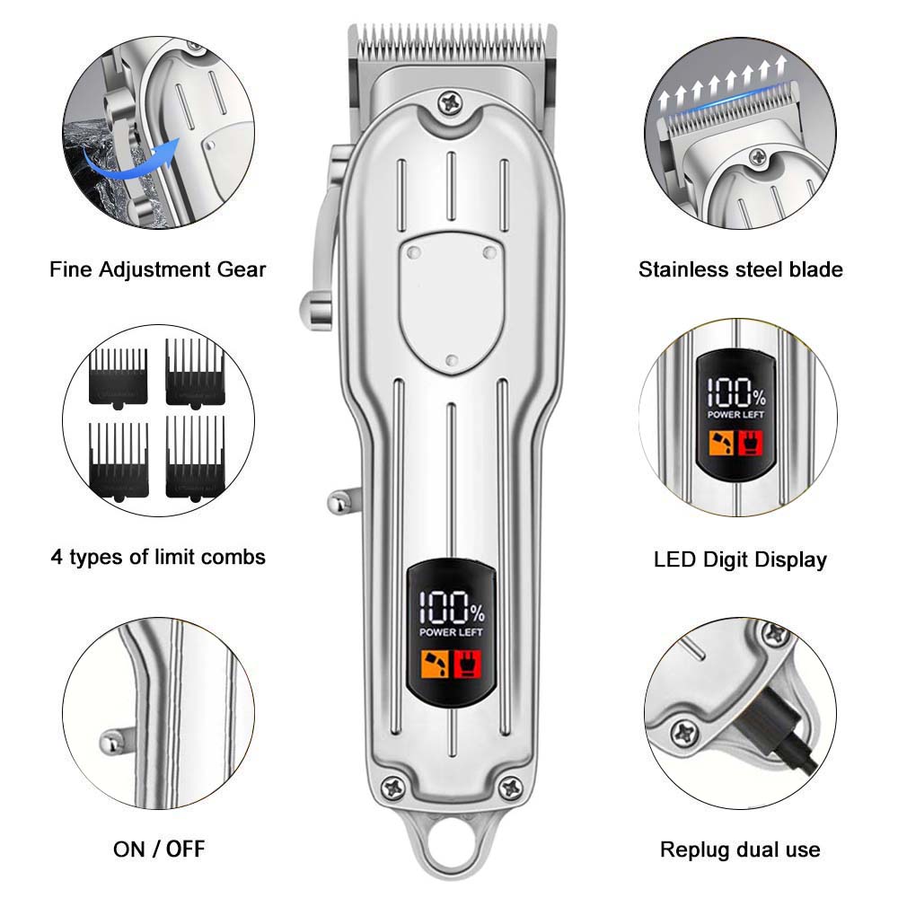 เครื่องตัดผมมืออาชีพสำหรับผู้ช - Mens Grooming Barber บทวิจารณ์และราคา