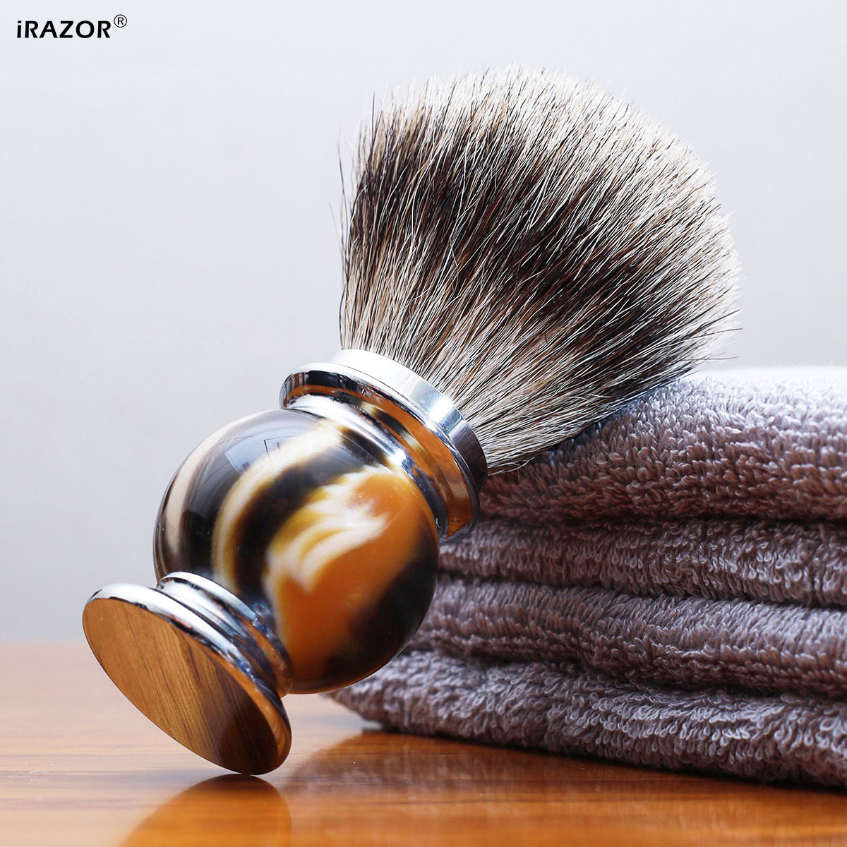 แปรงโกนหนวด iRAZOR Silvertip ส - Mens Grooming Barber บทวิจารณ์และราคา