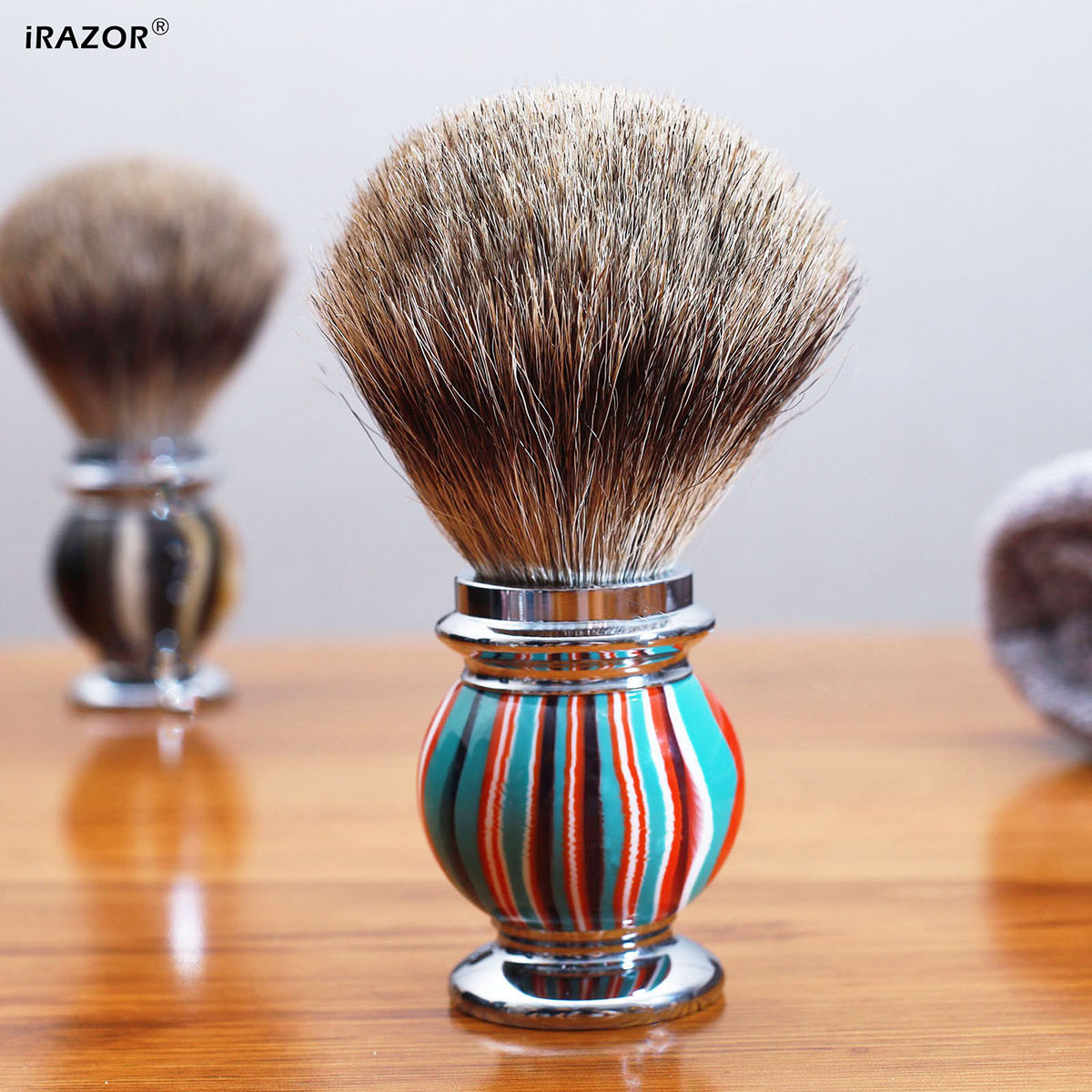 แปรงโกนหนวด iRAZOR Silvertip ส - Mens Grooming Barber บทวิจารณ์และราคา