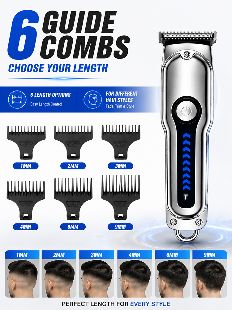เครื่องตัดผมผู้ชายแบบไร้สาย ใบ - Mens Grooming Barber บทวิจารณ์และราคา