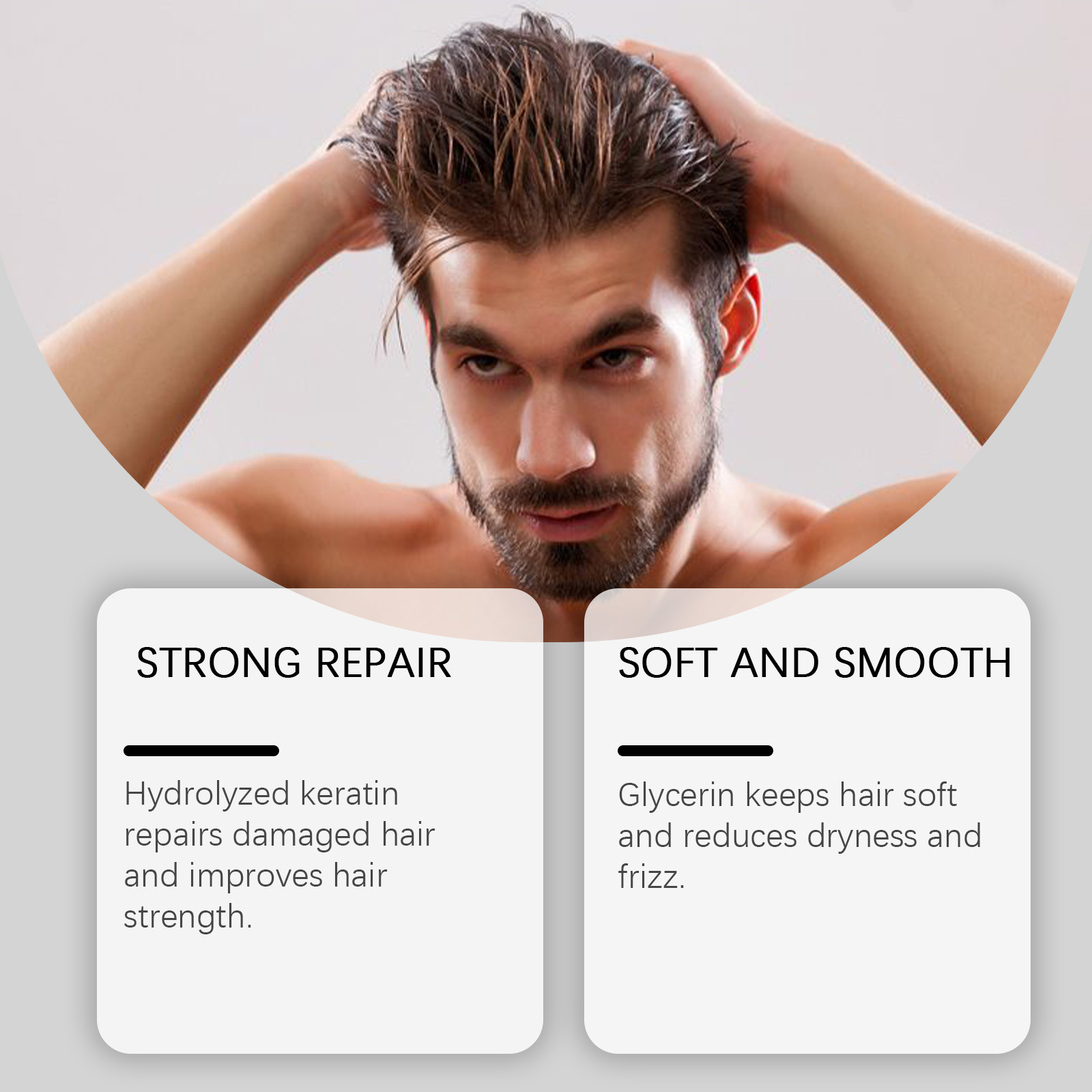 Keratin ครีมจัดแต่งทรงผม Stron - Men'S Grooming Gel บทวิจารณ์และราคา
