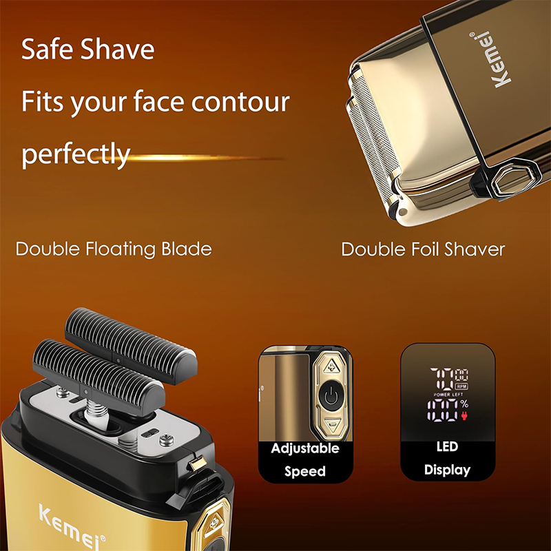 เครื่องตัดผม Kemei KM-TX10 T9  - Mens Grooming Barber บทวิจารณ์และราคา